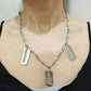 INS thorn necklace cold texture thorn hip-hop punk couple necklace personality blade necklace