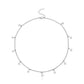 Fashion Simple Women's Alloy Plating Necklace Long Personalized Pentagon Pendant