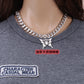 Necklace Jewelry Punk Retro Titanium Steel Blade Thick Chain Necklace Men and Women Simple Single Layer Matching Decoration
