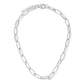 Simple Metal Buckle Clavicle Chain Femininity Short Shiny Necklace Personality Neck Jewelry