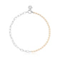 Jewelry rice grain pearl lock-shaped scallop pendant necklace female trend personality fashion simple necklace