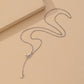 Ins cold simple star moon titanium steel necklace clavicle chain