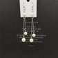 All-match sweet and fresh tassel long imitation pearl earrings stall jewelry