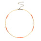 Jewelry fashion hand-threaded short rice bead necklace female bohemian colorful necklace necklace