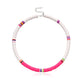Jewelry casual color soft pottery choker necklace female fashion 6mm disc necklace necklace necklace
