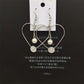 Long Geometric Frosted Imitation Pearl Earrings Internet Celebrity Live Pet Fan Gift