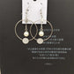 Long Geometric Frosted Imitation Pearl Earrings Internet Celebrity Live Pet Fan Gift