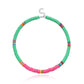 Jewelry casual color soft pottery choker necklace female fashion 6mm disc necklace necklace necklace