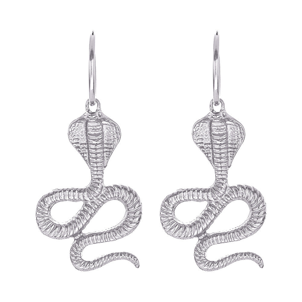 Jewelry Punk Retro Cold Large Snake Pendant Necklace Street Night Fashion Accessories