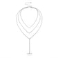 Jewelry Long Pendant Snake Bone Chain Necklace Women's Fashion Personality Trend Multi-layered Necklace