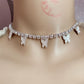 Creative Rhinestone Butterfly Pendant Anklet Necklace Popular Butterfly Element Large Zircon Shiny Foot Decoration