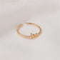 Jewelry Personality Simple Twelve Constellation Ring Alphabet Ring Ladies Open Index Finger Single Ring