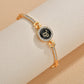 Accessories Fashion Drip Oil 12 Constellation Bracelet Gold Rhinestone Bracelet Female Jewelry
