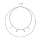 Jewelry Fashion Pearl Geometric Double Chain Necklace Female Popular English LOVE Letter Necklace
