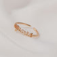 Jewelry Personality Simple Twelve Constellation Ring Alphabet Ring Ladies Open Index Finger Single Ring