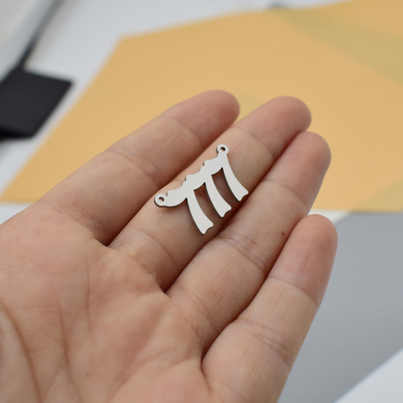 Personalized number number 111999 stainless steel pendant necklace female student couple party gift