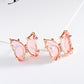 Earrings Summer Super Fairy Transparent Butterfly Earrings Temperament Simple Crystal Earrings