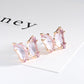 Earrings Summer Super Fairy Transparent Butterfly Earrings Temperament Simple Crystal Earrings