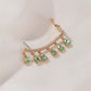 Earrings Temperament Water Drop Tassel Earrings Mori Crystal Zircon Ear Clip Ear Studs Integrated Earrings