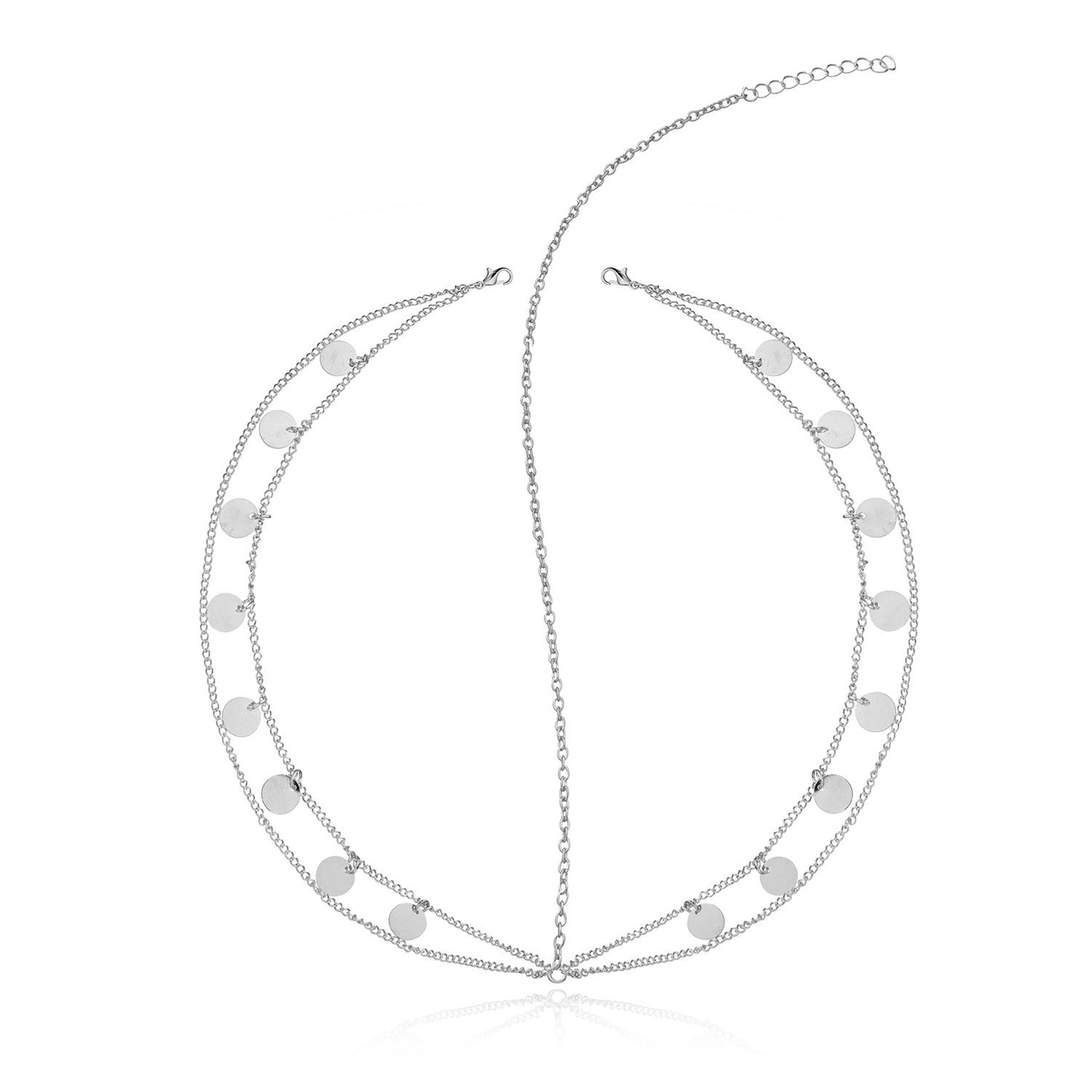 Jewelry street fashion super shiny sequins tassel chain headdress head chain