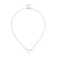 Jewelry Simple Metal Hollow Triangle Short Necklace