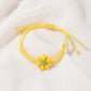 Summer small daisy bracelet hand-woven hand rope small fresh red rope bracelet Mori students girlfriends hand ornaments