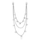 Jewelry popular alloy butterfly body chain female punk exaggerated personality multi-layer waist chain