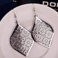 Supply boutique ear jewelry Hollow Chinese earrings multi-layer alloy frosted earrings
