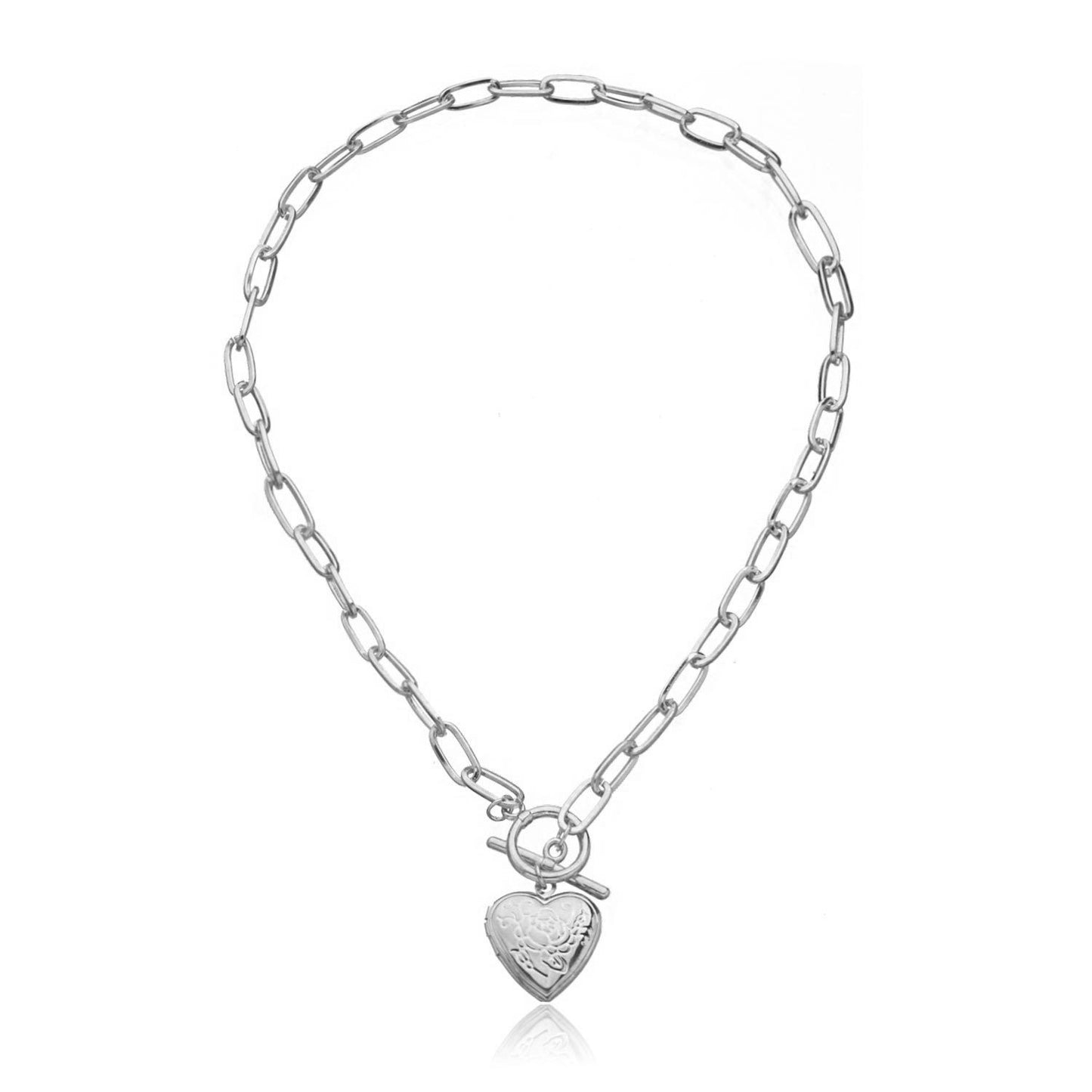 Jewelry chain can be opened peach heart pendant necklace ladies fashion simple temperament heart-shaped necklace