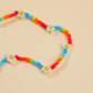 ETSY Necklace Creative Handmade Rice Beads Woven Small Flower Bohemia Personality Color Clavicle Necklace