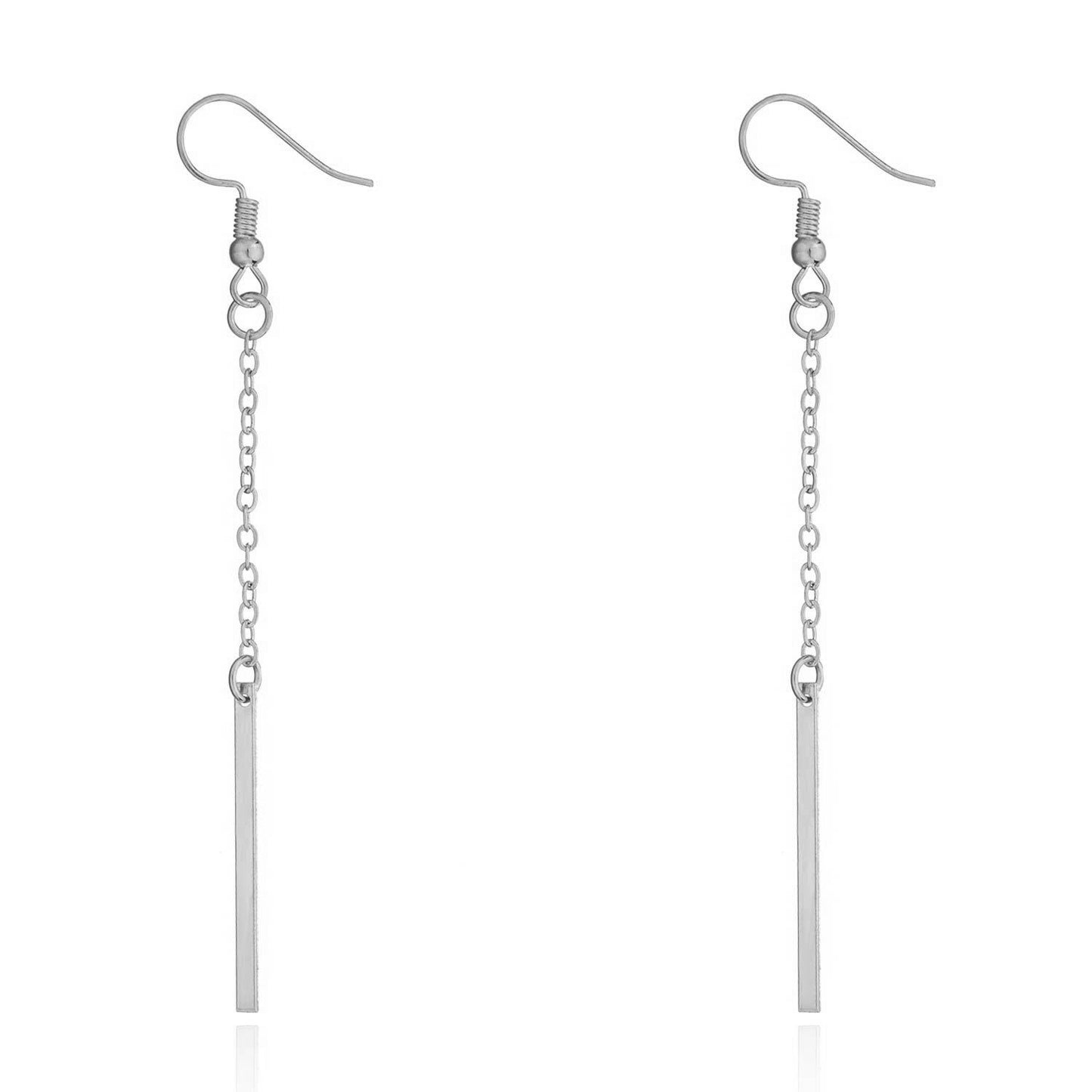 Jewelry street shooting is still simple and fashionable 1-shaped pendant women's earrings earrings