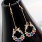 Full Diamond Bowknot Earrings Retro Exquisite Flower Earrings Popular Earrings Jewelry