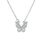 Hollow-out butterfly necklace female super fairy celebrity micro-inlaid zircon necklace ins tide net red butterfly clavicle chain
