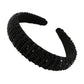 F2355 fashion handmade beaded headband female exaggerated luxury thick sponge wide-brimmed headband