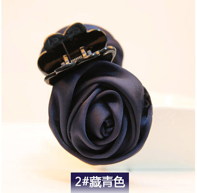 Rose flower hair clip fabric clip jewelry hair accessories female 2 yuan stall