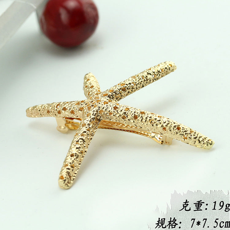 2 yuan jewelry five-pointed star leaf hairpin headdress headband antlers word clip