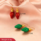 Christmas jewelry creative Christmas tree earrings simple snowman bell earrings female festive holiday accessories