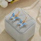 Jewelry Drip Oil Butterfly Earrings Female Retro Fashion Creative Earrings