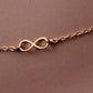 Jewelry Lucky Figure 8 Body Chain Waist Chain InfinityBodyChain