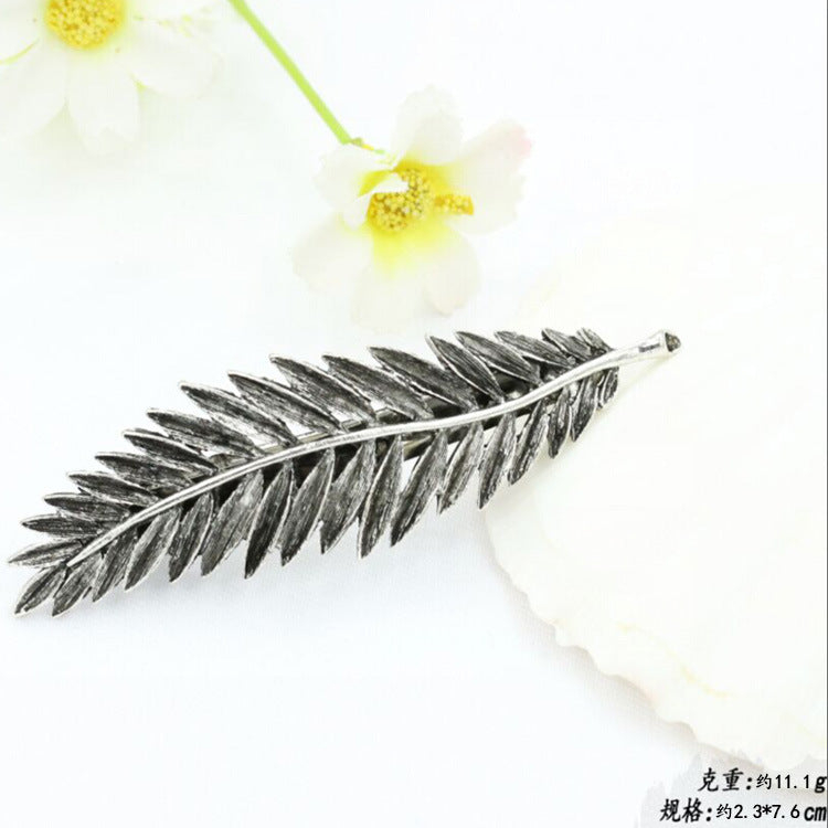 2 yuan jewelry five-pointed star leaf hairpin headdress headband antlers word clip