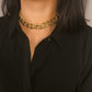 Jewelry Simple Personality Metal Chain Necklace Necklace Female Exaggerated Frosted Punk Short Necklace