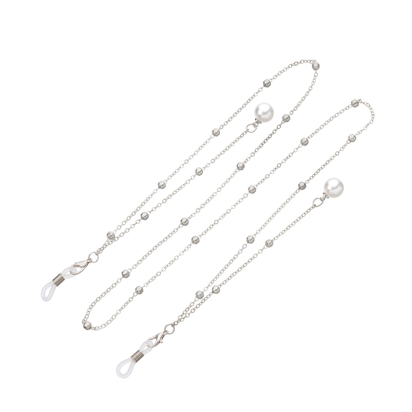 Jewelry Pearl Tassel Long Glasses Chain Metal Ball Chain Mask Face Mask Fixed Accessories