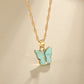 Sweet Butterfly Necklace Acrylic Colored Sweet Women's Clavicle Chain Personality Net Red Trendy Necklace