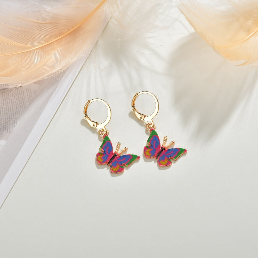 Popular Cute Butterfly Earrings Fashion Small Earrings Earrings Accessories