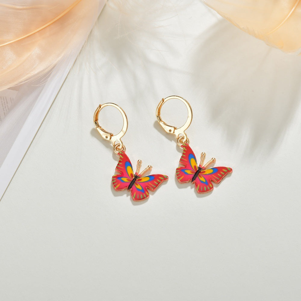 Popular Cute Butterfly Earrings Fashion Small Earrings Earrings Accessories