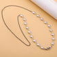 Mask anti-lost hanging chain fashion round pearl handmade chain multi-purpose sweater chain mask glasses chain