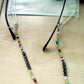 Trendy Colorful Beaded Alphabet Mask Chain Glasses Rope Sunglasses Anti-lost Rope