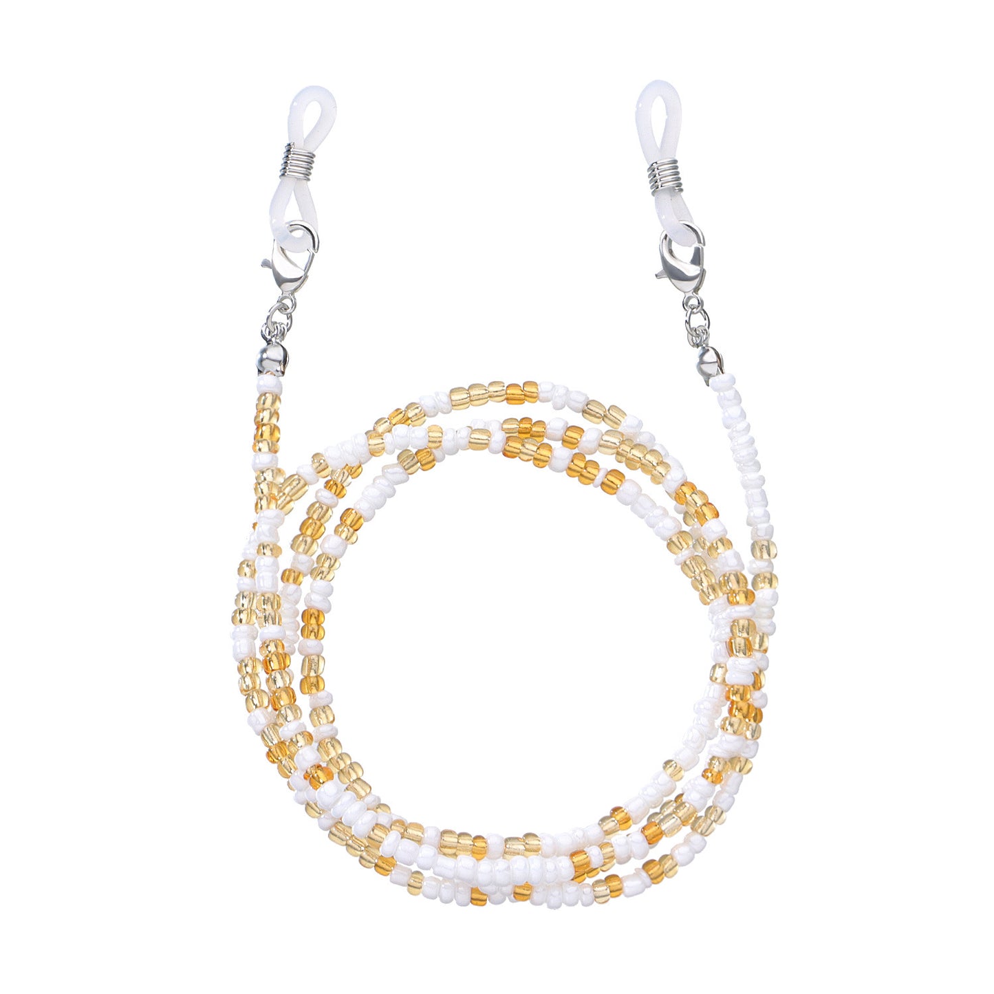 Jewelry Popular Rice Beads Glasses Chain Versatile Personality Mask Accessories 9-Piece Set