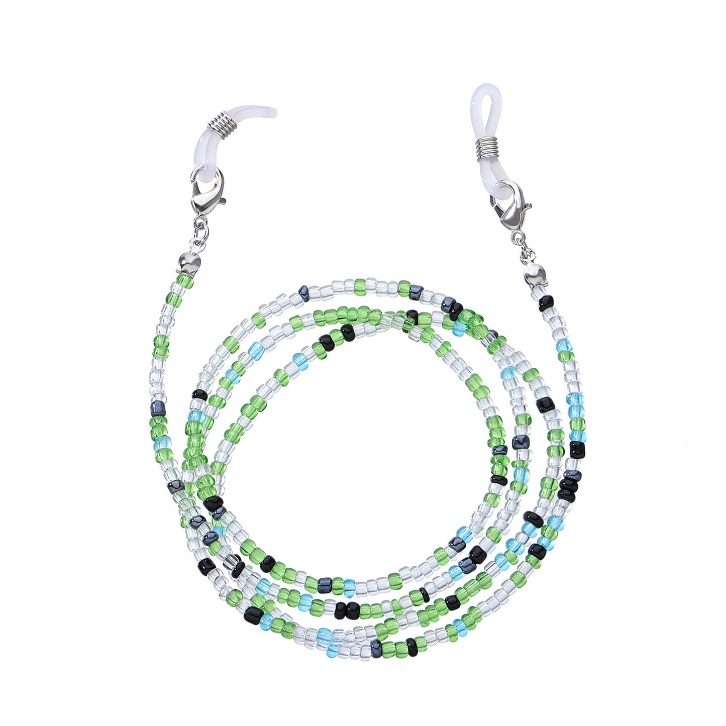 Jewelry Popular Rice Beads Glasses Chain Versatile Personality Mask Accessories 9-Piece Set