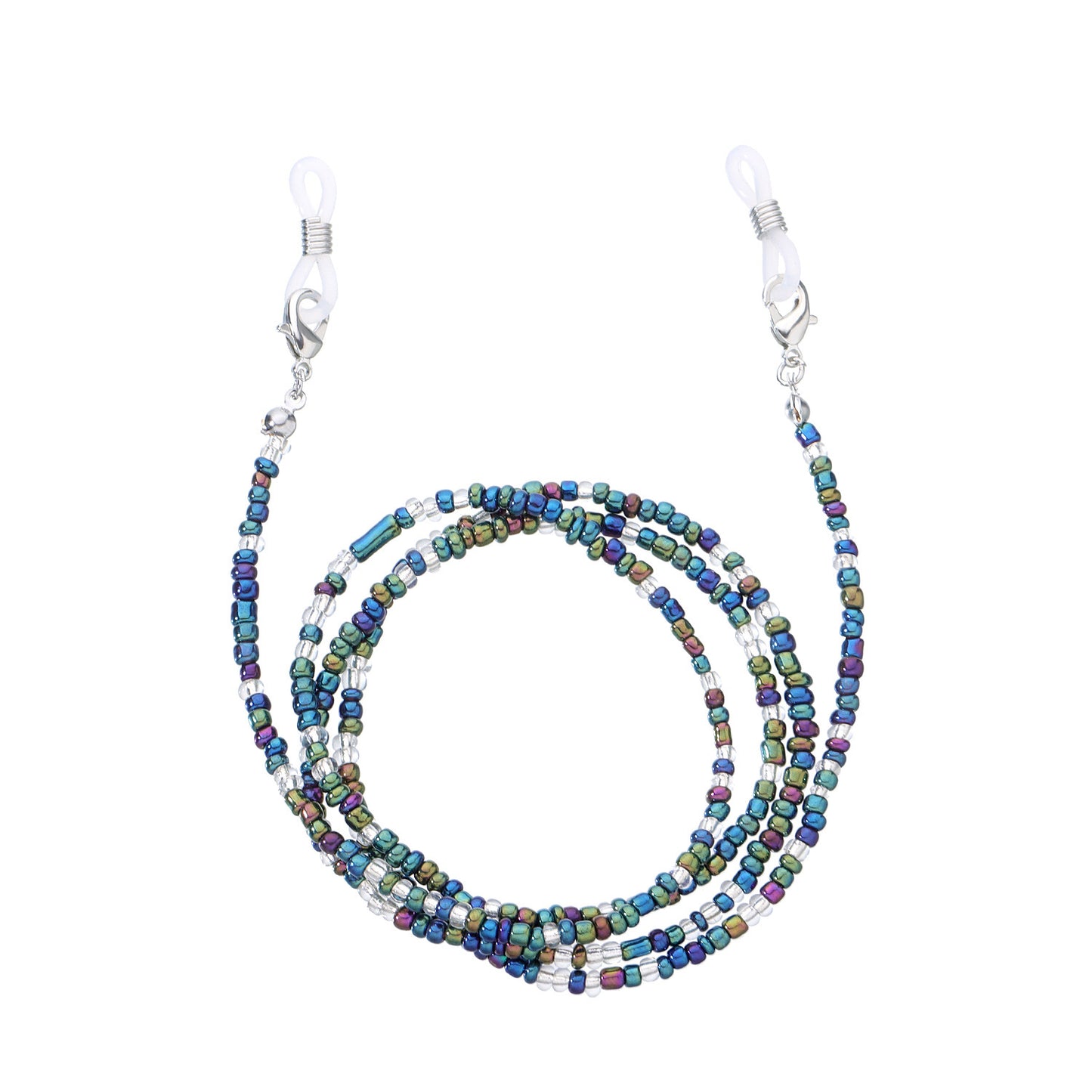 Jewelry Fashion Color Rice Beads Glasses Chain Simple Versatile Accessories 9-Piece Set